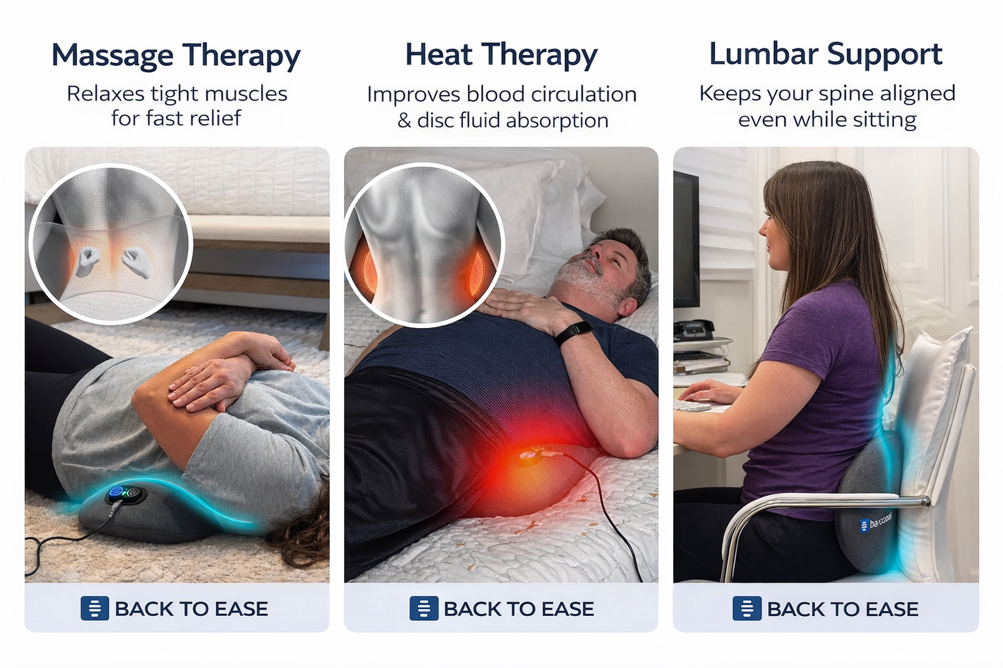 Back To Ease™ — Triple Fusion Massager